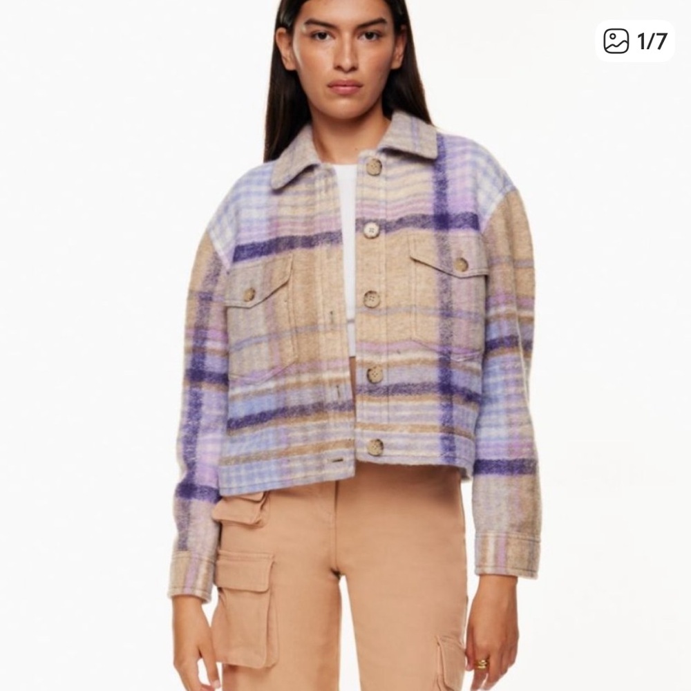 Aritzia Wilfred Free Autumn Shirt Jacket Size Medium